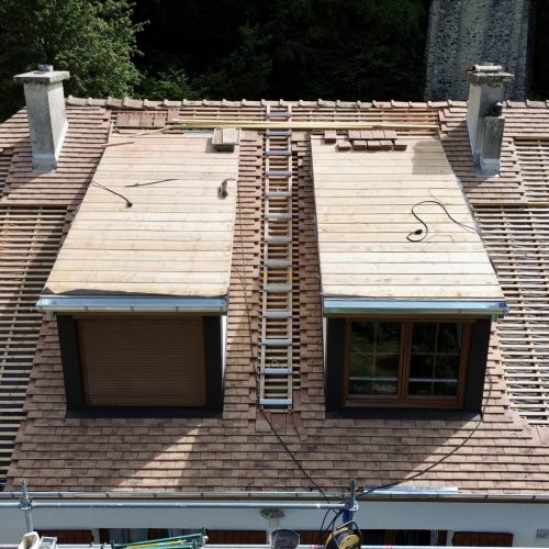 Toiture Tuiles Plates - LS Habitation - Prosnes